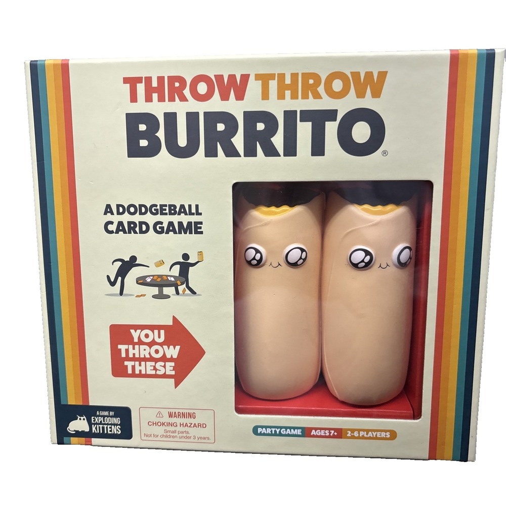 Throw Throw Burrito Card Game‎ By Exploding Kittens